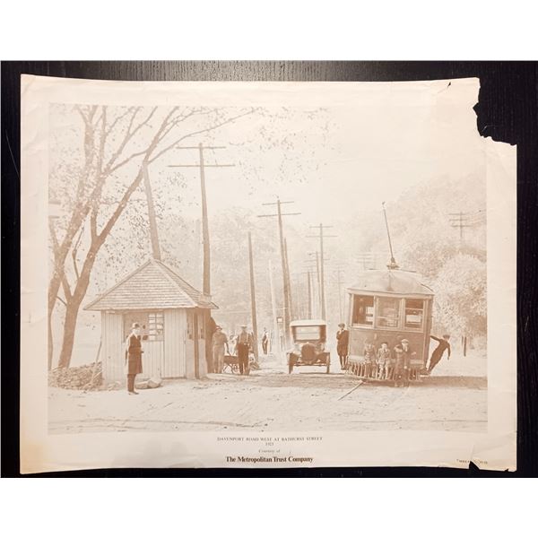 Daenport Road West At Bathurst Street 1923 Print
