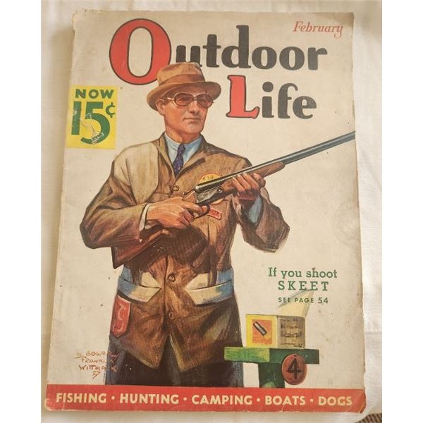 Outdoor Life 1937 Chadwick Ram Story - Story of World Record Stone Sheep