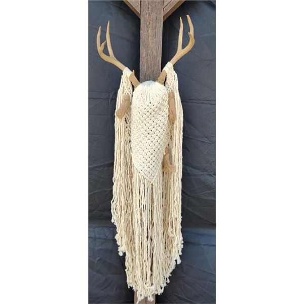 Macrame Deer Skull