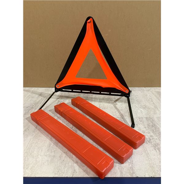 3 Pack Triangle Road Emergency Warning Reflectors