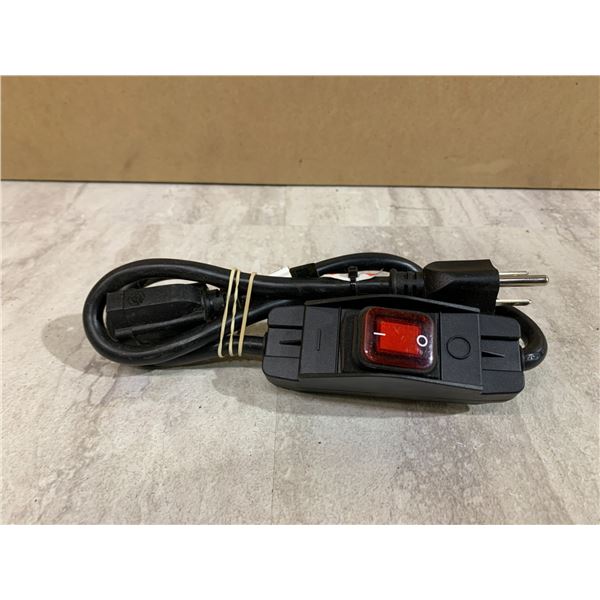 39in Extension Cord With On Off Power Switch