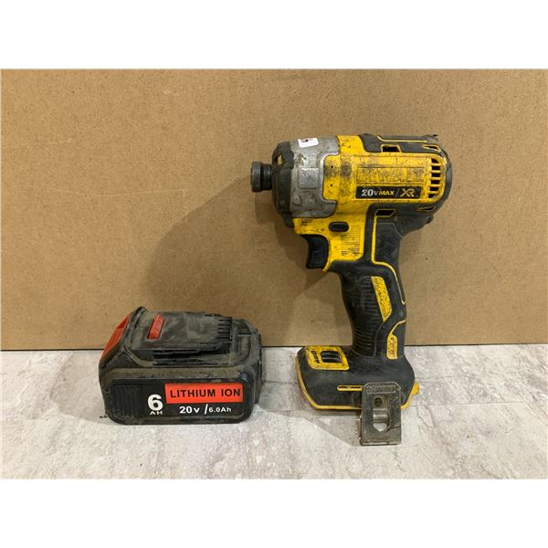 Dewalt 20V Max Impact Driver With Battery Works