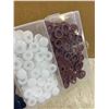 Image 2 : Screw Cover Caps 180 Pcs Kit Black / Brown / White