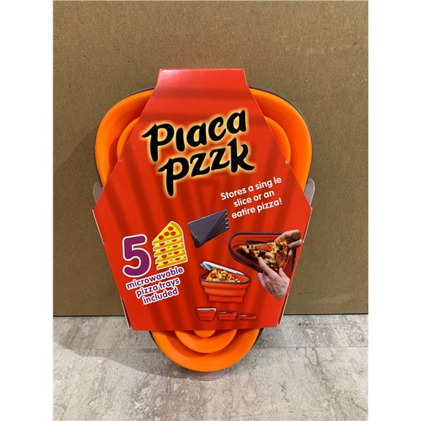 Reuseable Pizza Storage Container Store Single Slice or Whole Pizza