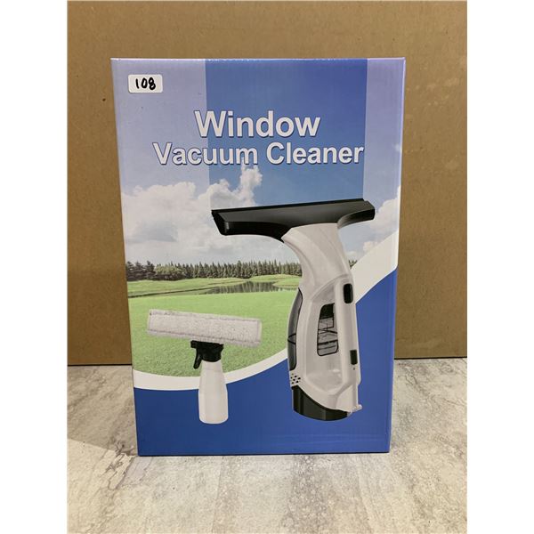 Cordless Window Vacuum Cleaner Electric With 2 Squeegees for Tiles Mirrors And Car Windshields