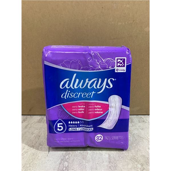 Always Discreet Number 5 Pads  32 Pack