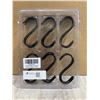 Image 1 : 30 Pack Black S Hooks