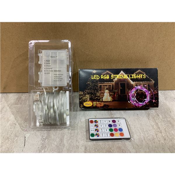LED RGB String Lights Colour Changing