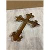 Image 3 : Cast Iron Cross With Flower