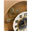 Image 2 : Vintage United Clock With Metal Leaves