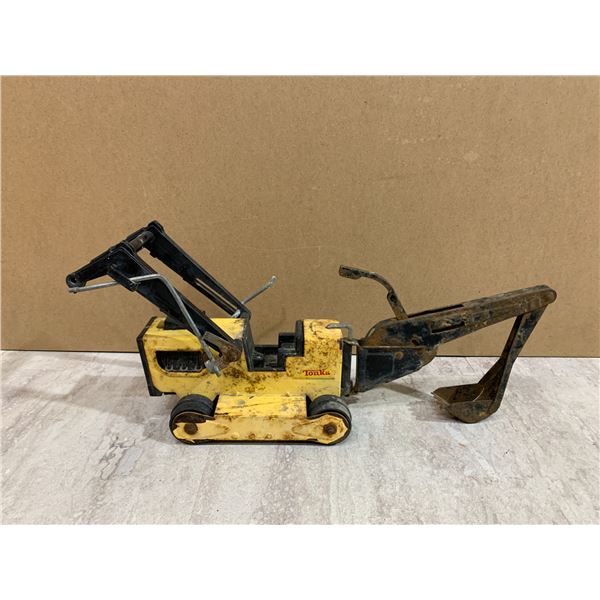 Vintage Pressed Steel Tonka Backhoe Loader 1960s