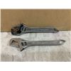 Image 1 : Lot of 2 Full Contact Adjustable Wrench