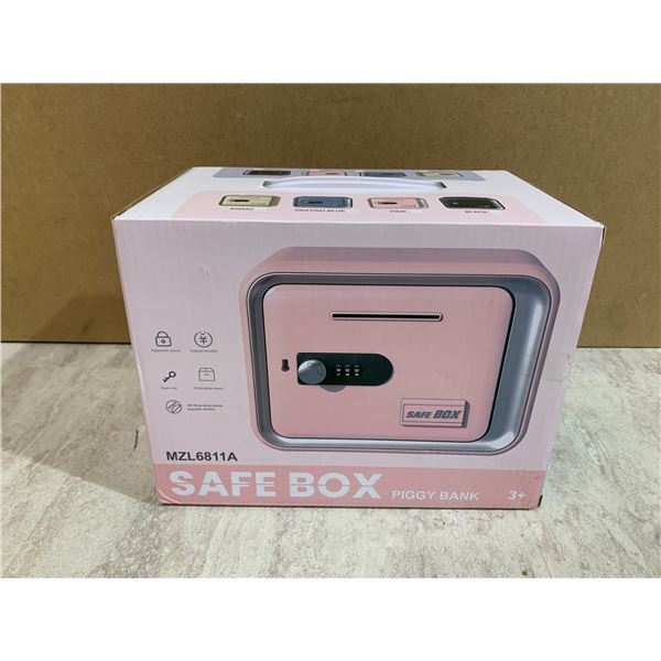 Safe Box Piggy Bank Password Unlock Black Colour