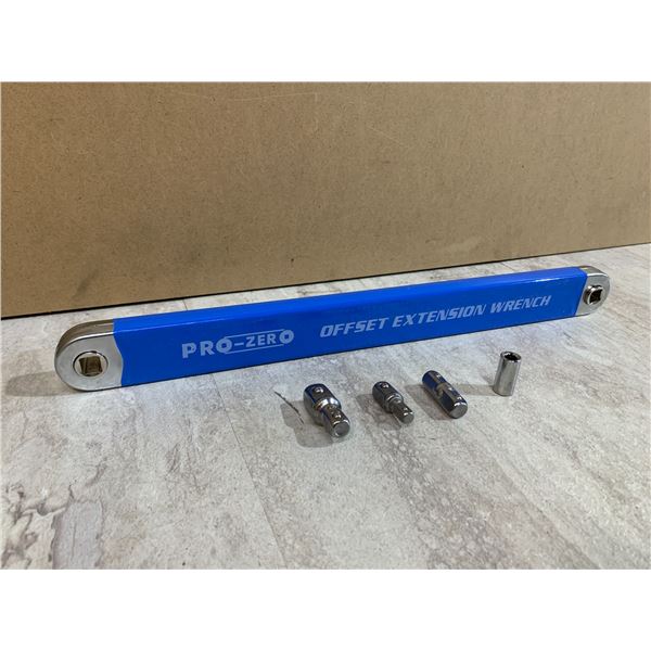 Extension Wrench Set Carbon Steel Ratchet Spanner Extender With Adapters Socket