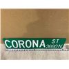 Image 2 : Corona St Road Sign