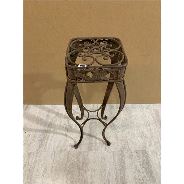 Metal Plant Stand 23in Tall 8 1/4in wide