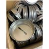 Image 2 : Uxcell 50 Pcs Coin Slot Lids for Mason Jars 70mm