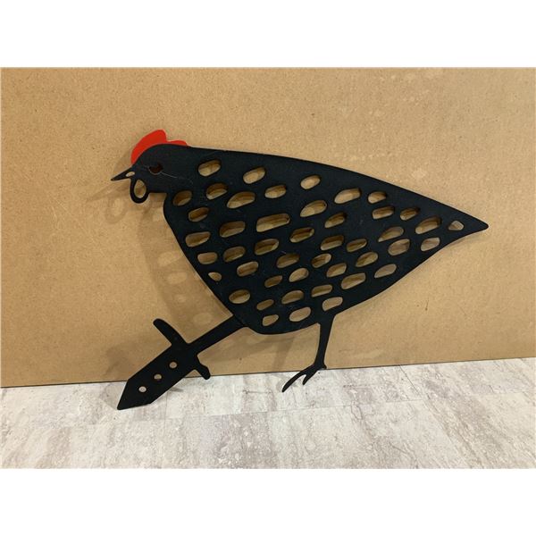 Metal Chicken Lawn Ornament