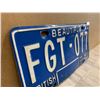 Image 2 : Vintage BC License Plate