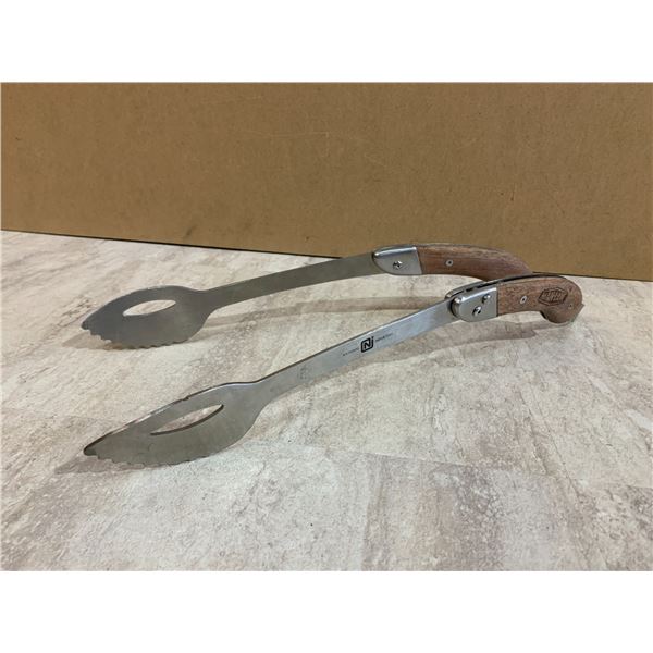 Man-Law Foldable BBQ Fork - Rosewood Handle