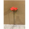 Image 1 : Poppy Shaped Mini Bird Feeder for Lawn