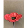 Image 3 : Poppy Shaped Mini Bird Feeder for Lawn