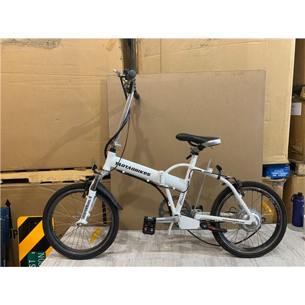 Folding Electric TaoTao Bike - Untested - No Battery