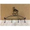 Image 1 : Steaming Coffee Cup Wall Hook