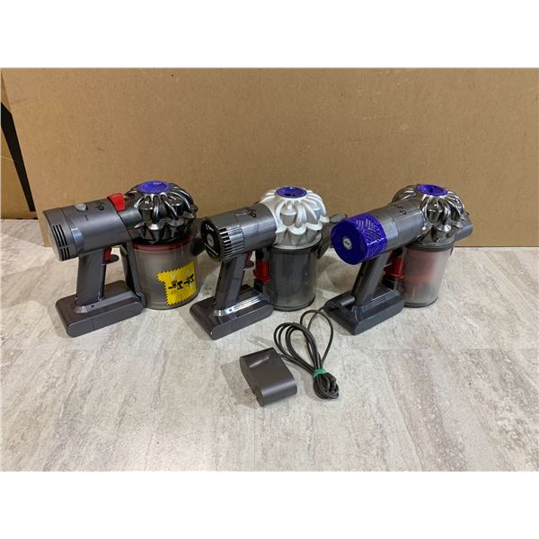 Lot of 3 Dyson Vacuums