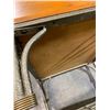 Image 8 : Rustic Wood & Wrought Iron Sofa End Table