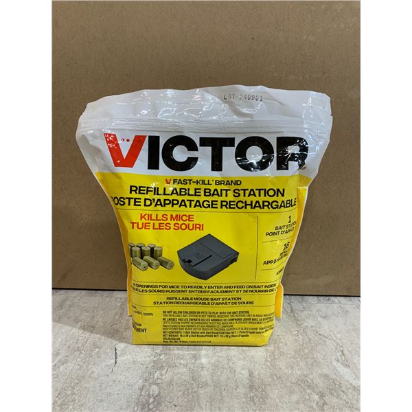 Bag of VICTOR V-Fast-Kill Brand Refillable Bait Station - 16 Refills