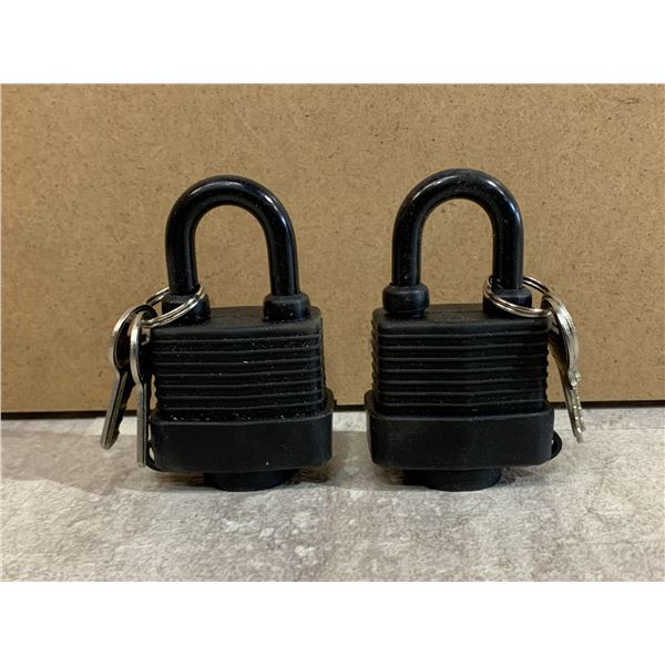 Lot of 2 Waterproof Locks