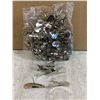 Image 1 : 100 Pack 2in Snap Hair Clips Silver