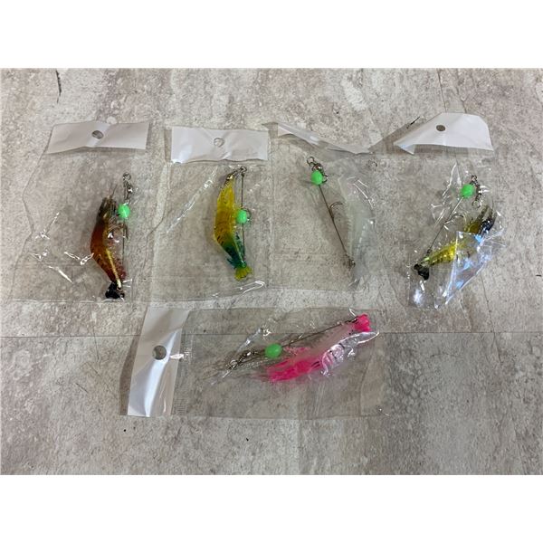 5 Pcs Shrimp Lure Set