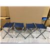 Image 1 : Lot of 4 London Drugs Collection Folding Camping Stools
