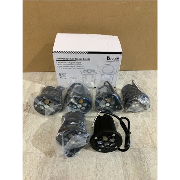 Low Voltage Landscape LED Lights 6 Pack