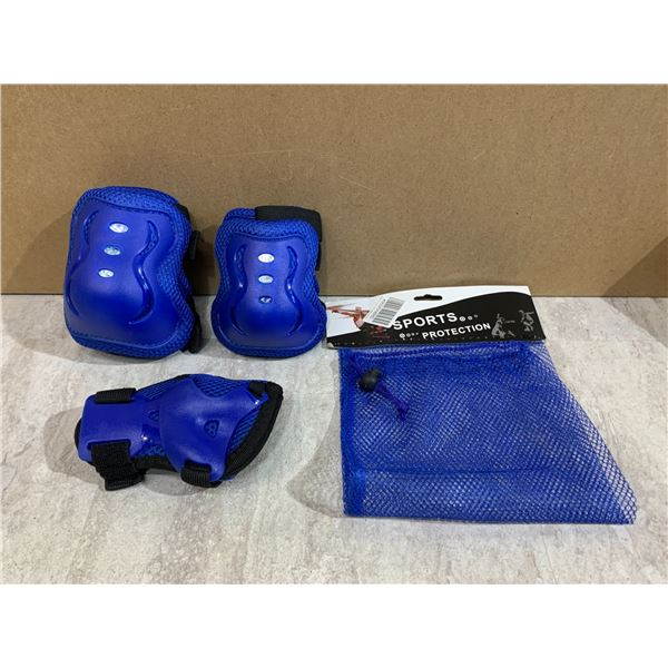 Sports Protection Sets Size Medium Blue Colour