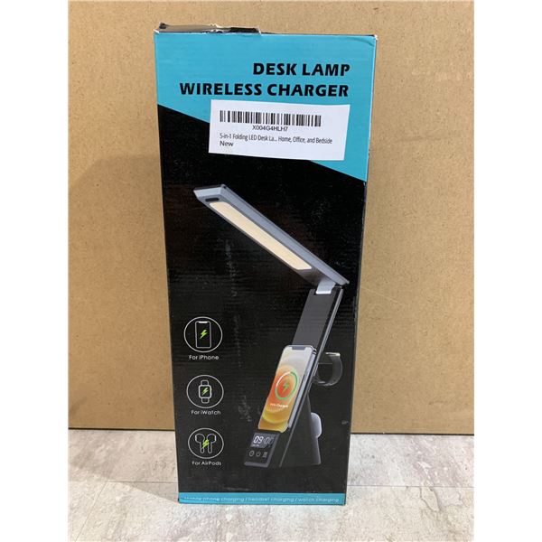 LED Desk Lamp Wireless Charger for Iwatch /Iphone / Airpods