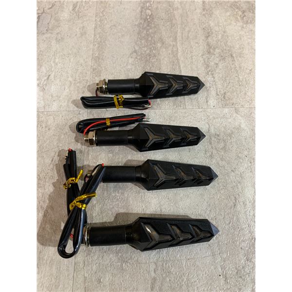 4 Pack Motorcycle Indicators Flowing Turn Signal 12V