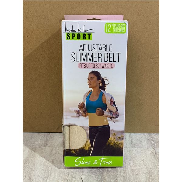 Nicole Miller Adjustable Slimmer Belt Fits Up To 60in Waist