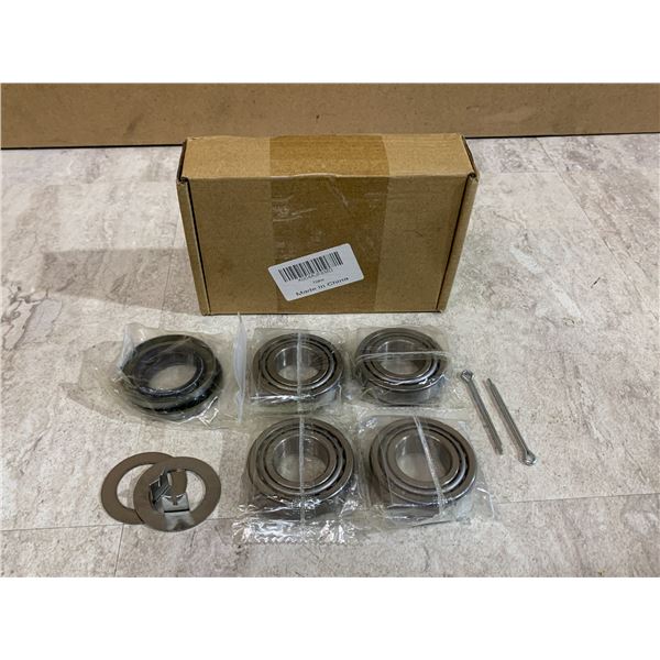 Set of 2 Trailer Axle Hub Wheel Bearings Kit