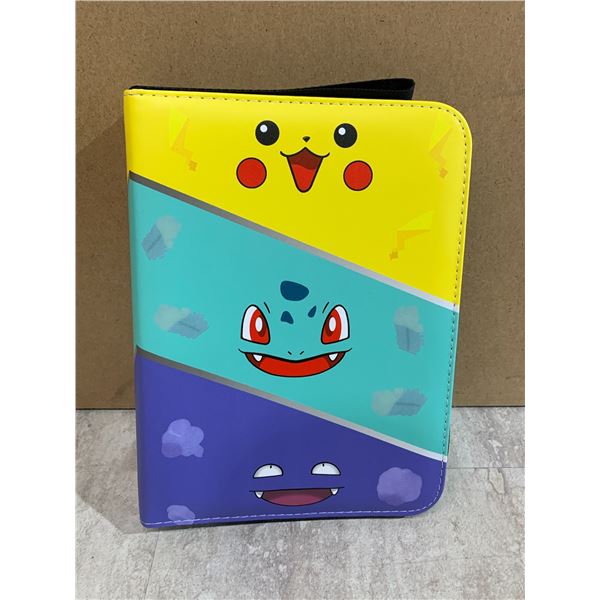 Pokemon Card Carrying Binder With 50 Double Sided Card Sheets