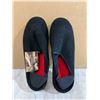 Image 1 : Mens Faux Wool Slippers Size 11 Black