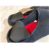 Image 3 : Mens Faux Wool Slippers Size 11 Black