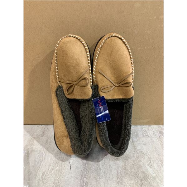 Mens Slippers Brown Size 13