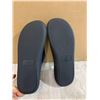 Image 4 : Ravelier Mens Two Tone Memory Foam Slippers Size 7/8 Navy Blue