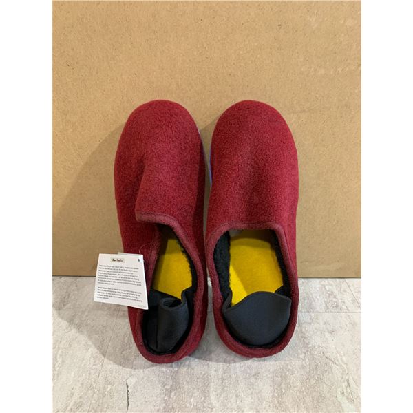 Ravelien Womens Faux Fur Slippers Red Size 8