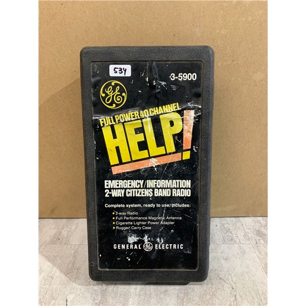 GE 40 Channel Emergency Citizens Band 2 Way Radio