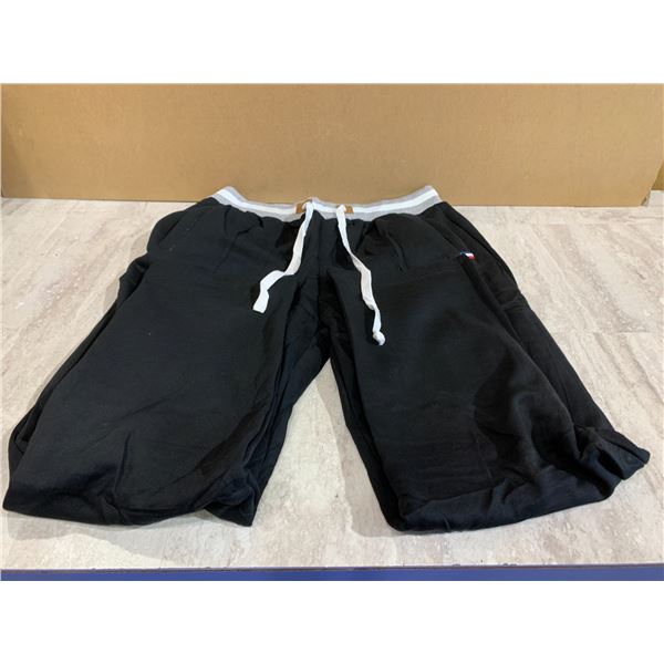 Mens Athletic Sweatpants Size Large Black Colour