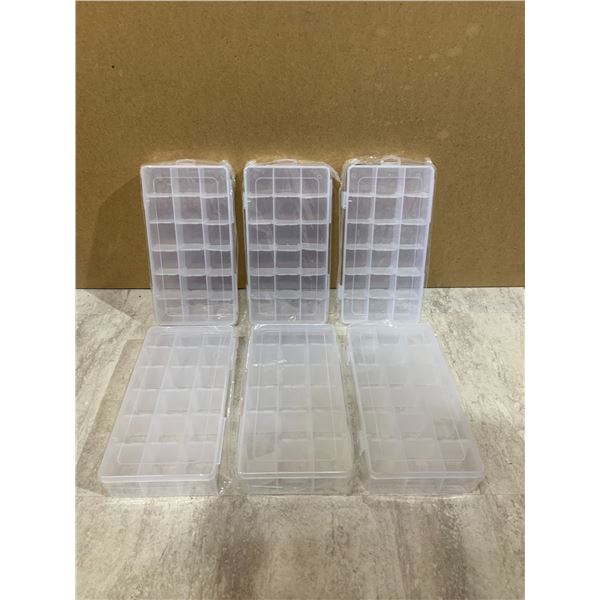 Lot of 6 Organizing Trays